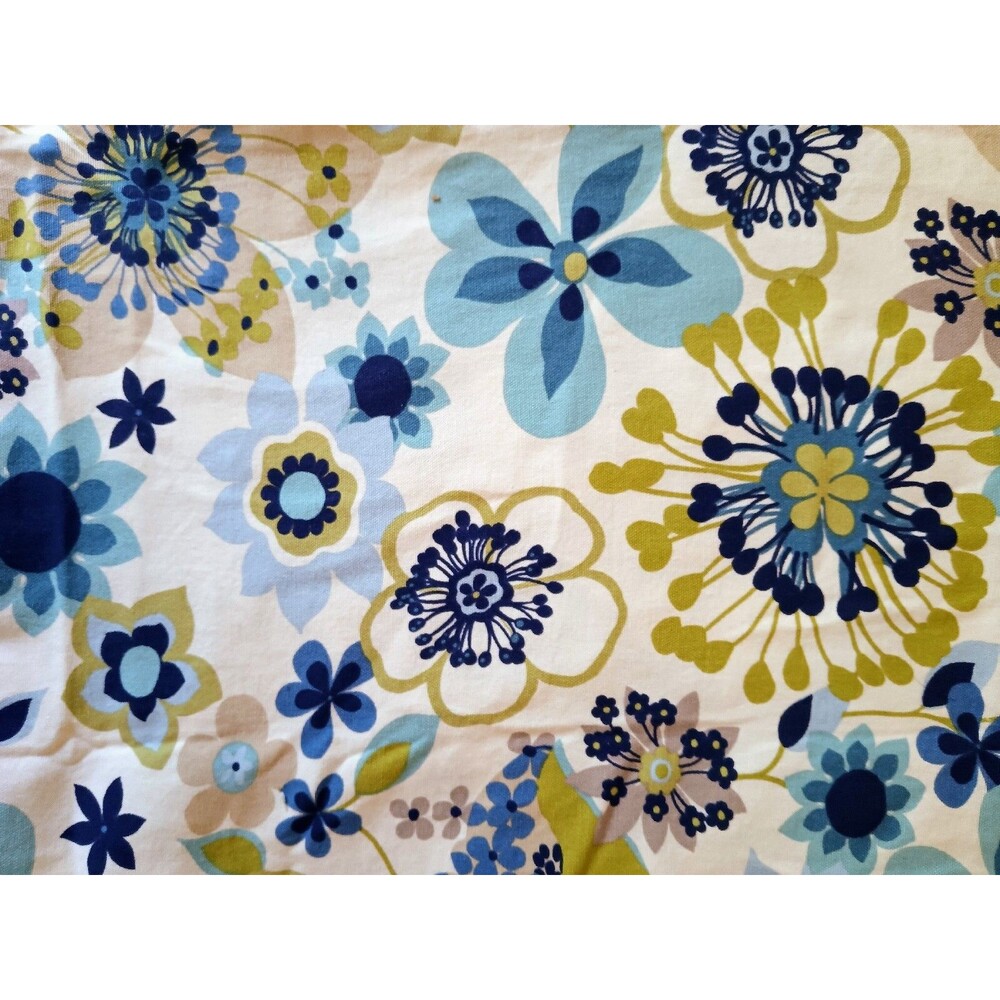 Richloom Fabric Floral Print Upholstery Cotton Linen Blend 1 Yard 36 L x 45 W